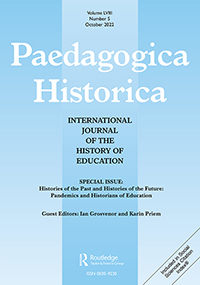 Cover image for Paedagogica Historica, Volume 58, Issue 5, 2022