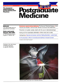 Cover image for Postgraduate Medicine, Volume 82, Issue 7, 1987