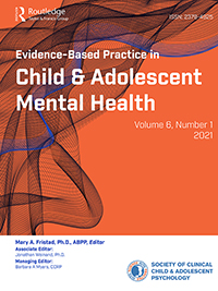 Cover image for Evidence-Based Practice in Child and Adolescent Mental Health, Volume 6, Issue 1, 2021