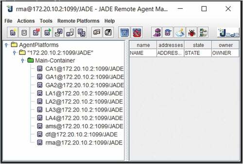 Figure 6. Agent Development GUI