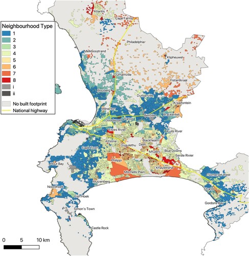Figure 5. Cape Town.Source: Census 2011 Small Area Layer; authors’ own estimates.