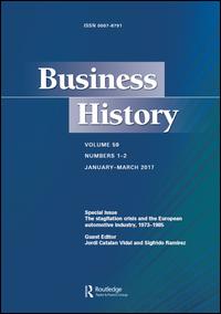 Cover image for Business History, Volume 59, Issue 8, 2017