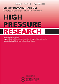 Cover image for High Pressure Research, Volume 40, Issue 3, 2020