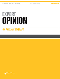 Cover image for Expert Opinion on Pharmacotherapy, Volume 21, Issue 13, 2020