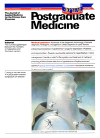 Cover image for Postgraduate Medicine, Volume 82, Issue 8, 1987