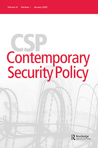 Cover image for Contemporary Security Policy, Volume 41, Issue 1, 2020