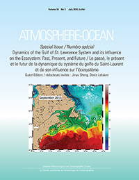 Cover image for Atmosphere-Ocean, Volume 54, Issue 3, 2016