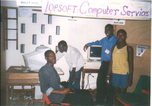 Figure 4. The TOPSOFT team in 2001. Eyram Tawia is the second right. © Eyram Tawia. 2016. Uncompromising Passion.