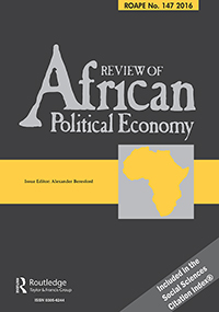 Cover image for Review of African Political Economy, Volume 43, Issue 147, 2016