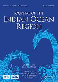 Cover image for Journal of the Indian Ocean Region, Volume 16, Issue 1, 2020