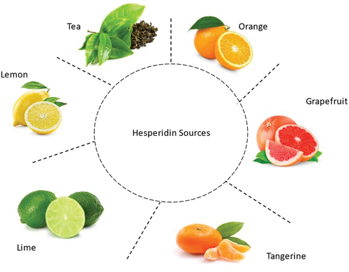 Figure 1. Sources of Hesperidin.