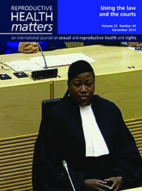 Cover image for Sexual and Reproductive Health Matters, Volume 22, Issue 44, 2014