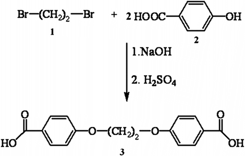 Scheme 1 Synthesis of diacid 3.