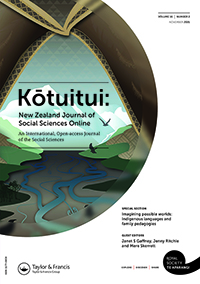 Cover image for Kōtuitui: New Zealand Journal of Social Sciences Online, Volume 16, Issue 2, 2021
