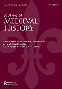 Cover image for Journal of Medieval History, Volume 41, Issue 3, 2015