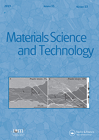 Cover image for Materials Science and Technology, Volume 35, Issue 13, 2019