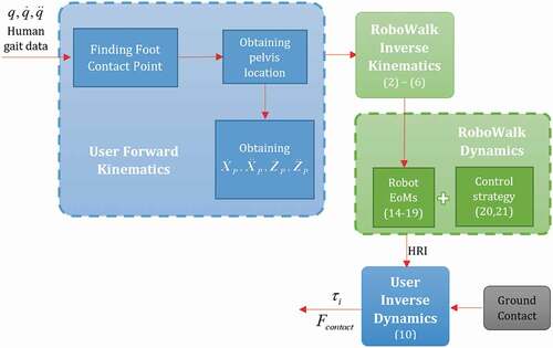 Figure 3. Procedure for deriving the EoMs of the system