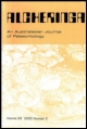 Cover image for Alcheringa: An Australasian Journal of Palaeontology, Volume 32, Issue 4, 2008