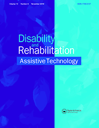 Cover image for Disability and Rehabilitation: Assistive Technology, Volume 13, Issue 8, 2018