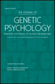 Cover image for The Journal of Genetic Psychology, Volume 175, Issue 3, 2014