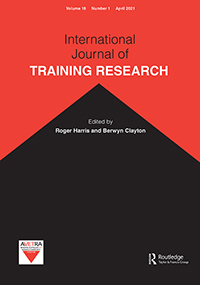 Cover image for International Journal of Training Research, Volume 19, Issue 1, 2021