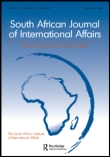 Cover image for South African Journal of International Affairs, Volume 8, Issue 2, 2001