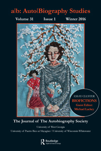 Cover image for a/b: Auto/Biography Studies, Volume 31, Issue 1, 2016