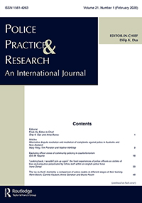 Cover image for Police Practice and Research, Volume 21, Issue 1, 2020