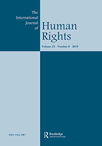 Cover image for The International Journal of Human Rights, Volume 23, Issue 8, 2019