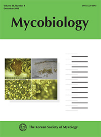 Cover image for Mycobiology, Volume 36, Issue 4, 2008