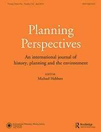 Cover image for Planning Perspectives, Volume 31, Issue 2, 2016