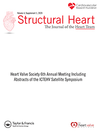 Cover image for Structural Heart, Volume 4, Issue sup1, 2020