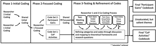 Figure 1. Overview of qualitative coding process.