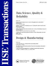 Cover image for IISE Transactions, Volume 56, Issue 6, 2024