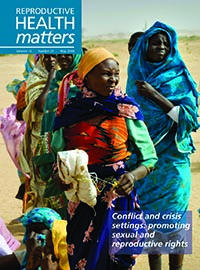 Cover image for Sexual and Reproductive Health Matters, Volume 16, Issue 31, 2008