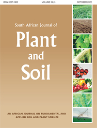 Cover image for South African Journal of Plant and Soil, Volume 39, Issue 4, 2022