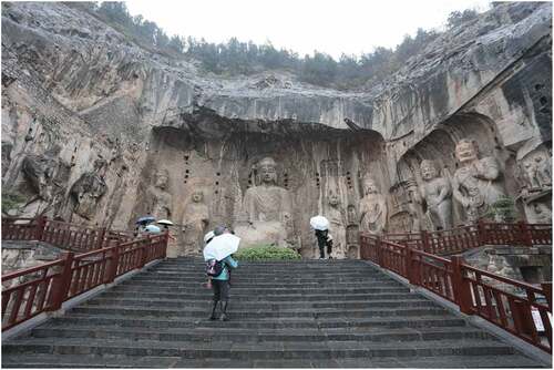 Figure 5. Lu-she-na Buddha of Longmen Grottoes built in 675AD, Luoyang, China, author’s picture, taken in 2020.