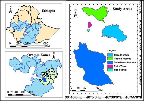 Figure 1 Map representing the study area.