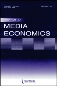 Cover image for Journal of Media Economics, Volume 29, Issue 1, 2016