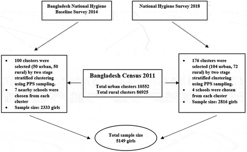 Figure 1. Flowchart: study sampling procedure.