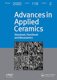 Cover image for Advances in Applied Ceramics, Volume 119, Issue 2, 2020