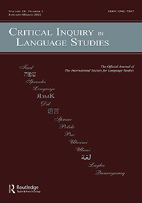 Cover image for Critical Inquiry in Language Studies, Volume 19, Issue 1, 2022
