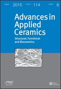 Cover image for Advances in Applied Ceramics, Volume 109, Issue 5, 2010
