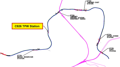 Figure 2. Location map for DTL3 C926 TPW Station.