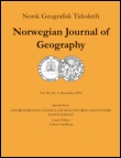 Cover image for Norsk Geografisk Tidsskrift - Norwegian Journal of Geography, Volume 46, Issue 2, 1992