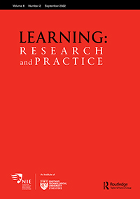 Cover image for Learning: Research and Practice, Volume 8, Issue 2, 2022