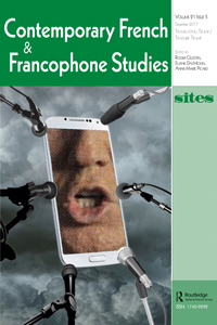 Cover image for Contemporary French and Francophone Studies, Volume 21, Issue 5, 2017