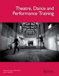 Cover image for Theatre, Dance and Performance Training, Volume 10, Issue 1, 2019