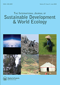Cover image for International Journal of Sustainable Development & World Ecology, Volume 27, Issue 4, 2020