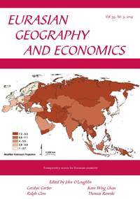 Cover image for Eurasian Geography and Economics, Volume 55, Issue 5, 2014